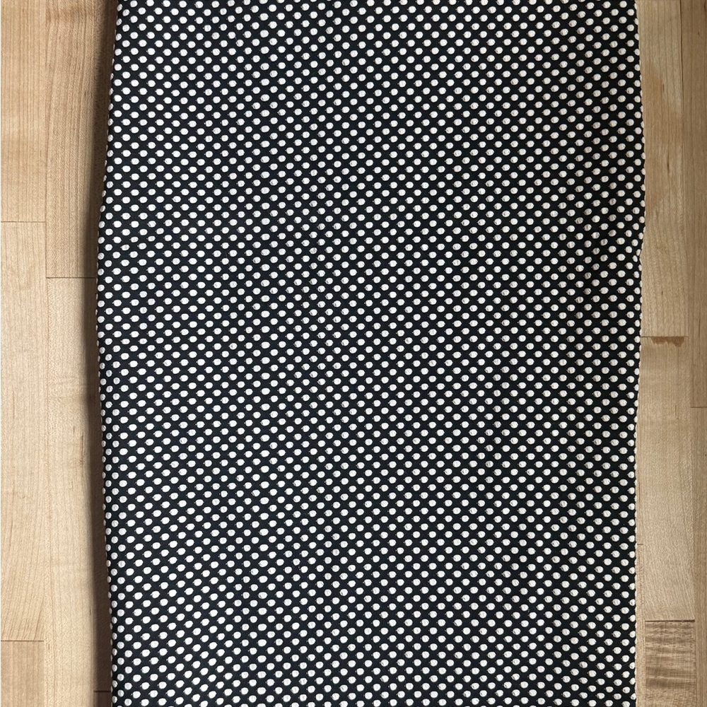 Black and White Polka Dot Skirt